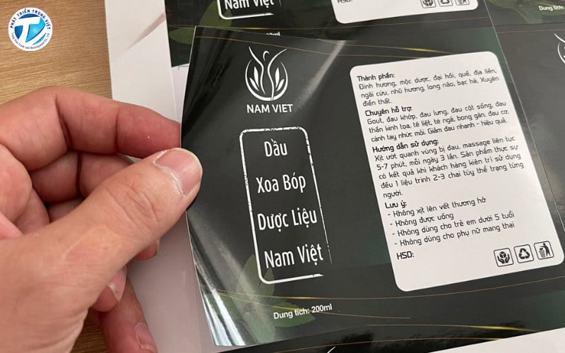 Màng cán lên bao bì sản thực phẩm, mỹ phẩm... 